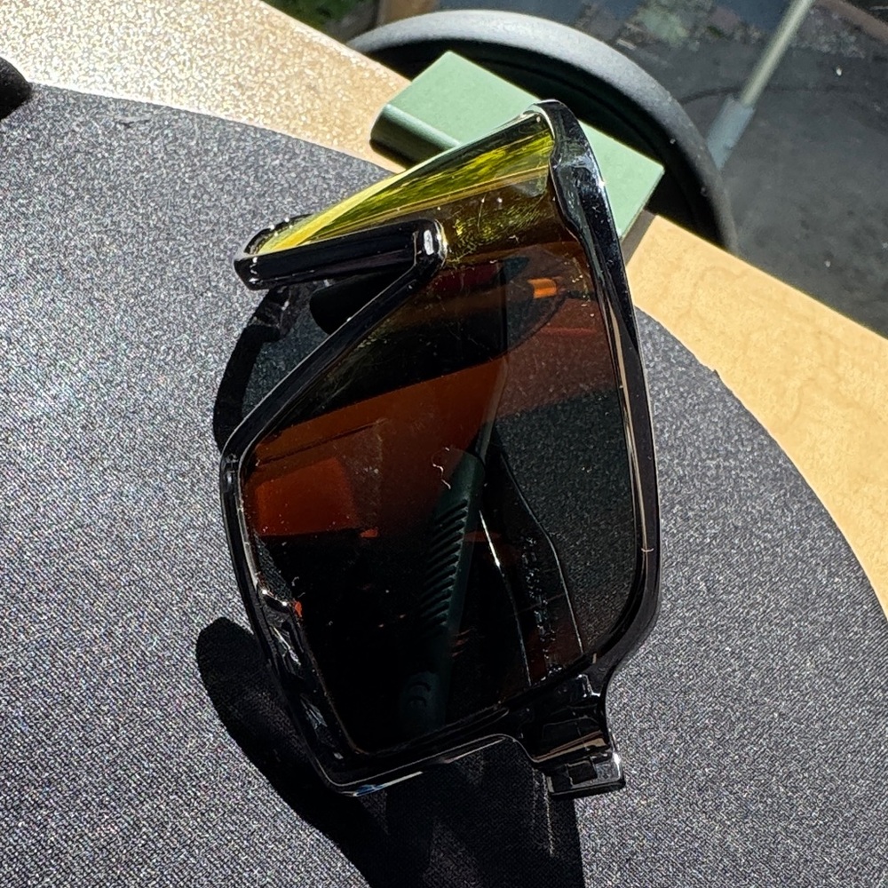 Knockaround Campeones Shield Sunglasses in Clear grey Frame mirror lens baseball - Picture 6 of 10